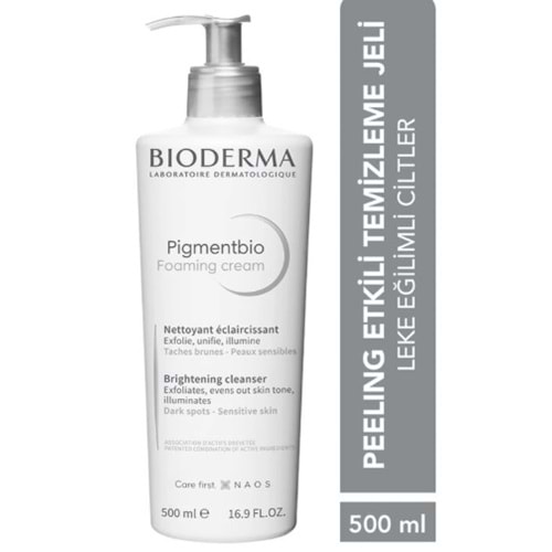BİODERMA PİGMENTBİO FOAMİNG CREAM 500 ML ( PEELİNG ETKİLİ TEMİZLEME JELİ )