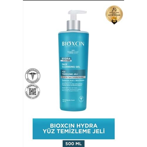 BİOXCİN HYDRA YÜZ TEMİZLEME JELİ 500 ML
