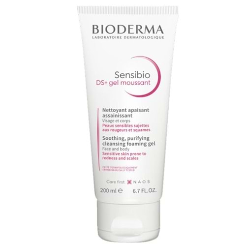 BİODERMA SENSİBİO DS+ FOAMİNG GEL 200 ML ( YAĞLI PULLANMA PROBLEMİ YAŞAYAN HASSAS CİLTLER İÇİN TEMİZLEME JELİ )