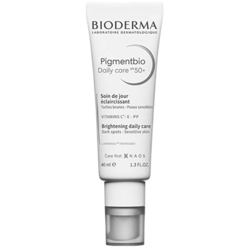 BİODERMA PİGMENTBİO DAİLY CARE SPF50+40 ML ( LEKE SORUNU YAŞAYAN CİLTLER İÇİN BAKIM KREMİ )