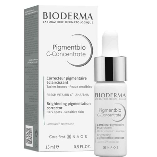 BİODERMA PİGMENTBİO C-CONCENTRETE 15 ML ( YOĞUN LEKE SORUNU YAŞAYAN CİLTLER İÇİN GECE SERUMU )