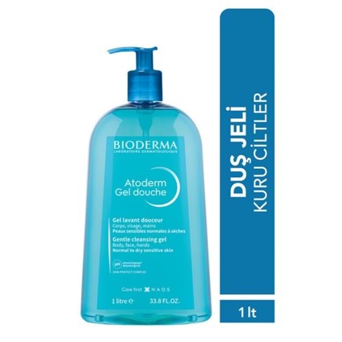 BİODERMA ATODERM GENTLE SHOWER GEL 1LT KURU CİLTLER İÇİN