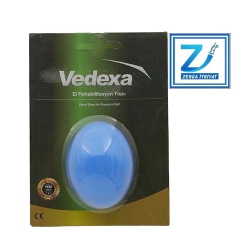 VEDEXA STRES TOPU ( EL EGZERSİZ TOPU ) MAVİ ( ORTA SERT )
