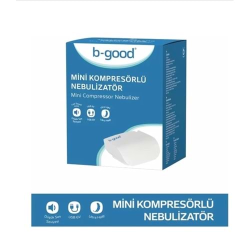 B-GOOD MİNİ NEBULİZATÖR CİHAZI BUHAR MAKİNESİ