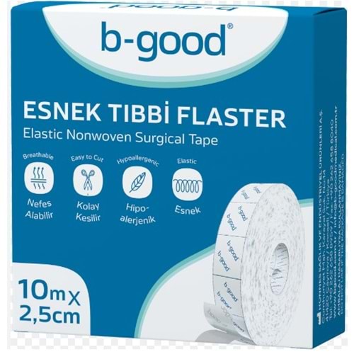 B-GOOD FİX ESNEK NW FLASTER 10 M X 2,5 CM