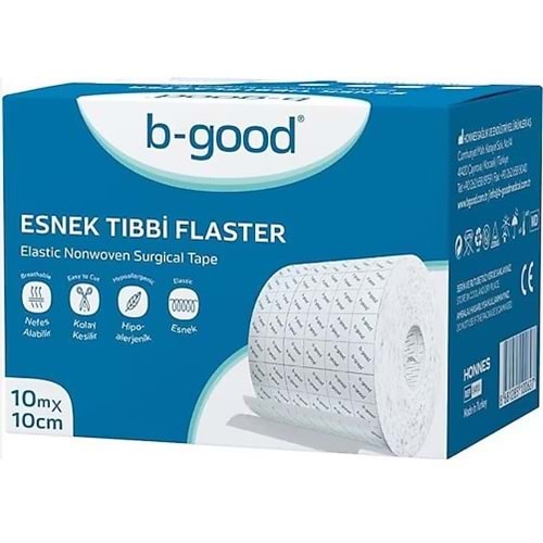 B-GOOD ESNEK TIBBİ FLASTER 10 M X 10 CM