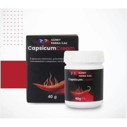 CAPSİCUM CREAM FORT 40 GR AĞRI KESİCİ KREM