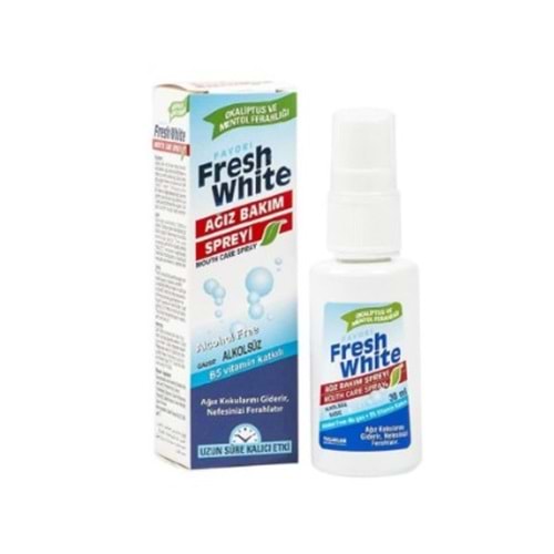FRESH WHİTE AĞIZ KOKUSU SPREYİ 30 ML