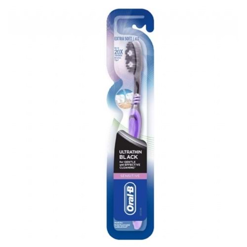 ORAL-B DİŞ FIRÇASI EXTRA SOFT ULTRATHİN DİŞ FIRÇASI BLACK