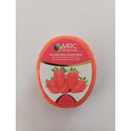MRC ÇİLEK ÖZLÜ DOĞAL SÜNGERLİ SABUN 135 GR