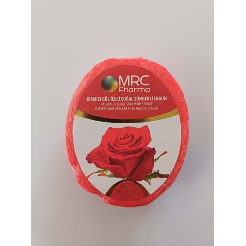 MRC KIRMIZI GÜL ÖZLÜ DOĞAL SÜNGERLİ SABUN 135 GR