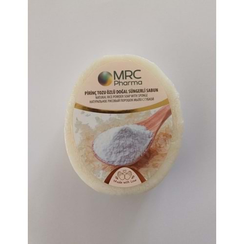 MRC PİRİNÇ TOZU ÖZLÜ DOĞAL SÜNGERLİ SABUN 135 GR