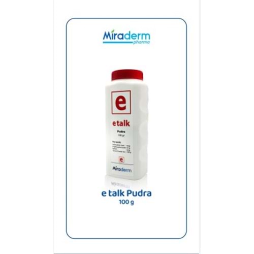 MİRADERM E TALK PUDRA 100 GR