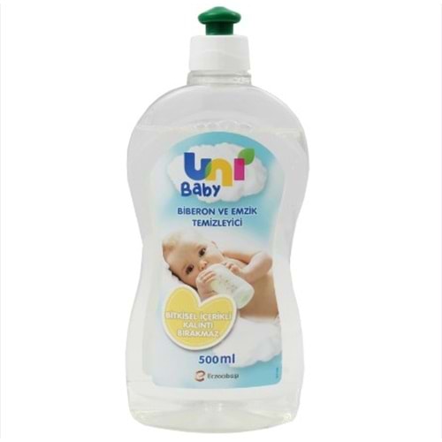 UNİ BABY BİBERON VE EMZİK TEMİZLEYİCİ 500 ML