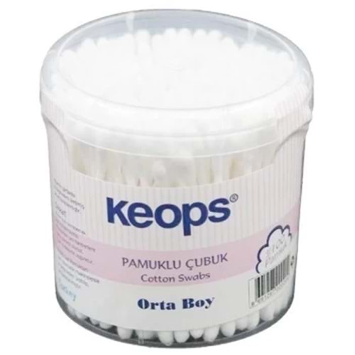 KEOPS PAMUKLU KULAK ÇUBUGU 200 LÜ KAVANOZ