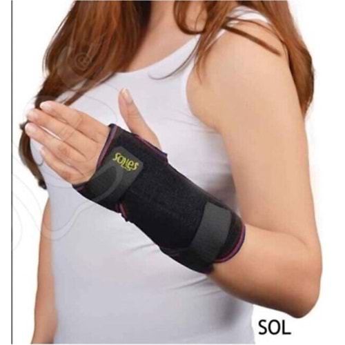SOLES SOL EL-BİLEK ATELİ SİYAH - BEDENSİZ