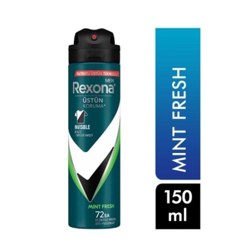 REXONA DEODORANT BAY MİNT FRESH 150 ML ( SPREY)