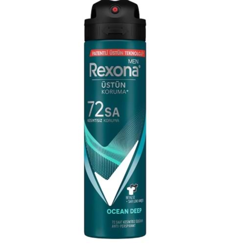 REXONA MEN ÜSTÜN KORUMA OCEAN DEEP SPREY DEODORANT 150 ML ( SPREY )