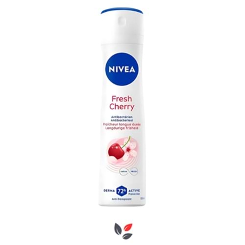 NİVEA DEODORANT FRESH CHERRY 150 ML ( SPREY )