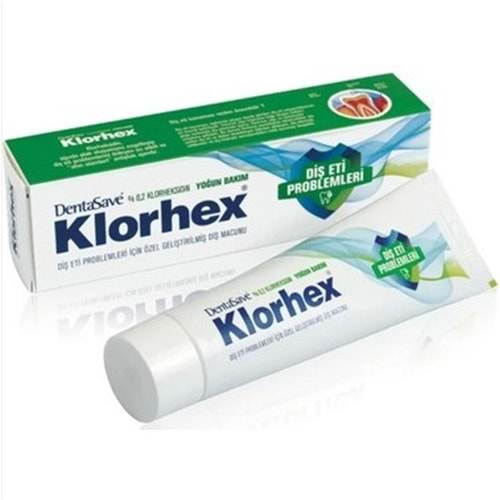 DENTASAVE KLORHEX %0,2 YOĞUN BAKIM VE DİŞ ETİ PROBLEMLERİ İÇİN DİŞ MACUNU 75 ML