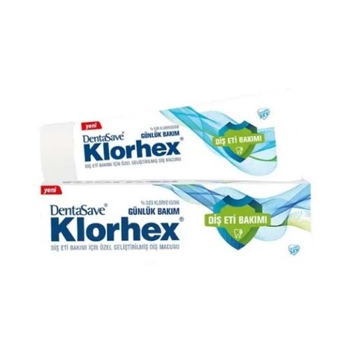 DENTASAVE KLORHEX KLORHEXİDİN %0.05 MG DİŞ MACUNU 75 ML
