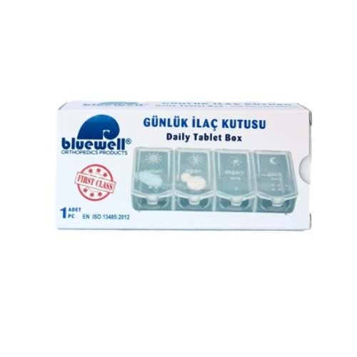BLUEWELL GÜNLÜK İLAÇ SAKLAMA KUTUSU