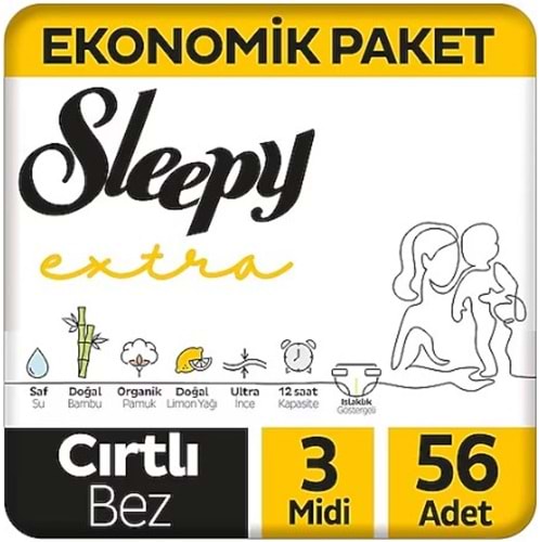 SLEEPY EXTRA BEBEK BEZİ NO: 3 56'LI