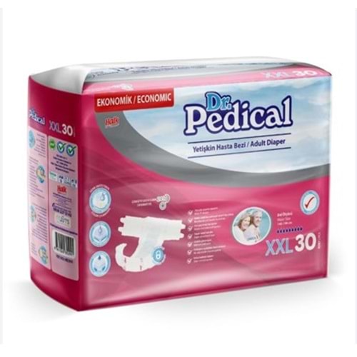 DR. PEDİCAL YETİŞKİN HASTA BEZİ XXLARGE 30'LU