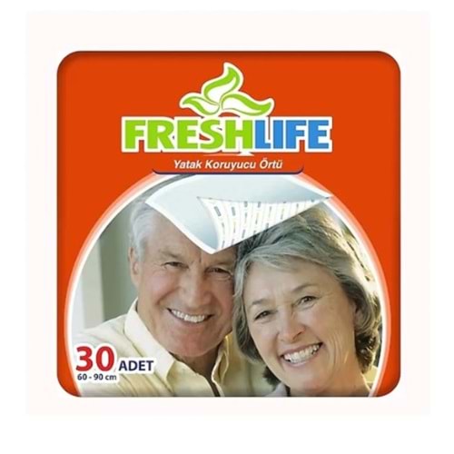 FRESHLİFE HASTA ALTI YATAK KORUYUCU 60 X 90 - 30'LU