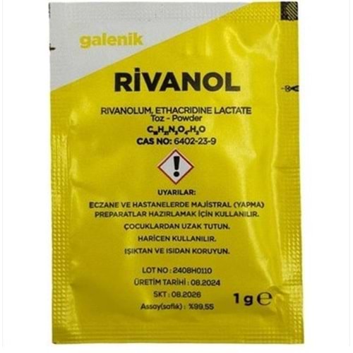 GALENİK RİVANOL TOZ 1 GR TEKLİ