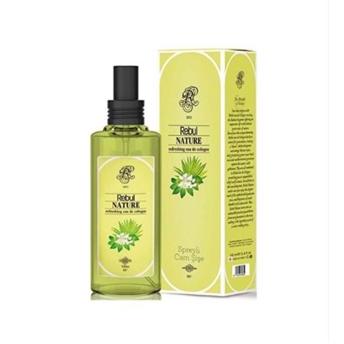 REBUL NATURE (YASEMİN KOKUSU) CAM ŞİŞE SPREYLİ KOLONYA 100 ML