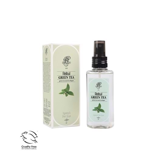 REBUL GREEN TEA (YEŞİL ÇAY) KOLONYA SPREYLİ PET ŞİŞE 125 ML