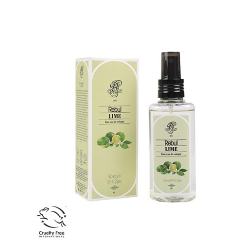 REBUL LİME SİCİLYA LİMON KOKUSU) PET ŞİŞE SPREYLİ KOLONYA 125 ML