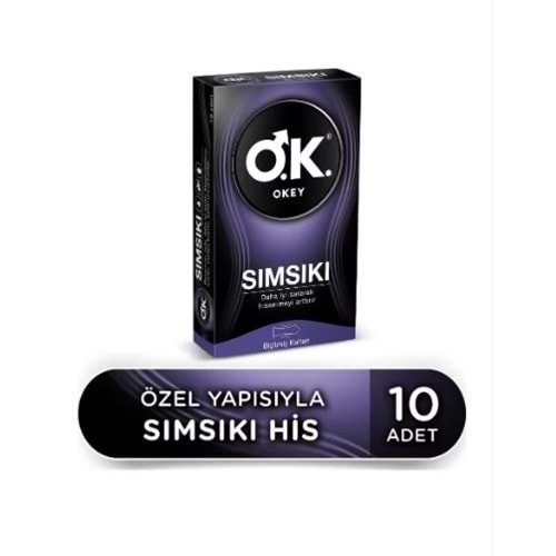 OKEY PREZERVATİF 10 LU SIMSIKI