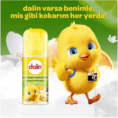 DALİN BEBEK KOLONYASI 100 ML SPREY ORMAN ESİNTİSİ