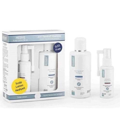 DERMOSKİN KEPEKLİ SAÇLARA ÖZEL ŞAMPUAN 200 ML + SAÇLI DERİ BARİYER KORUYUCU BAKIM LOSYONU 50 ML HEDİYELİ