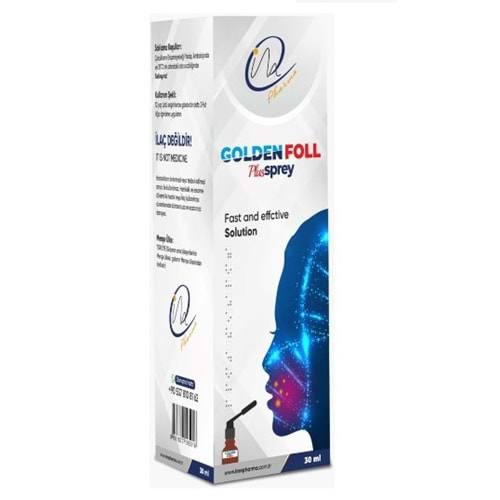 GOLDEN FOLL PLUS SPREY 30 ML VİT.B6-B12 VE FOLİK ASİT