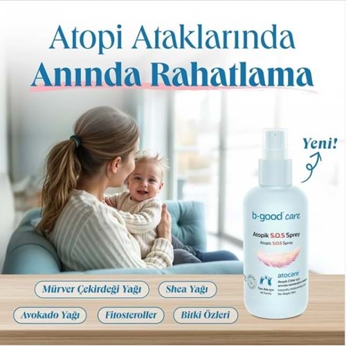 B-GOOD B-SKİNCARE ATOPİK SOS NEMLENDİRİCİ SPREY 180 G