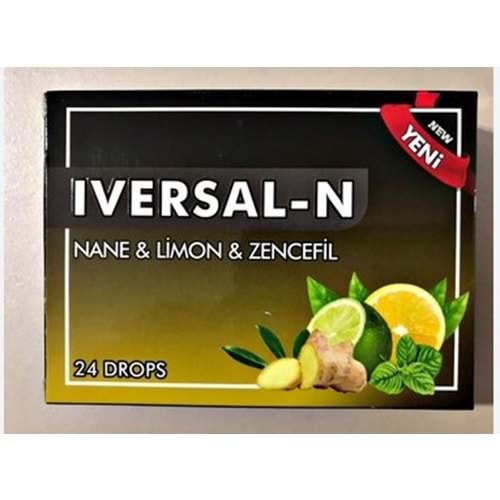IVERSAL-N NANE LİMON ZENCEFİL PASTİL 24'LÜ