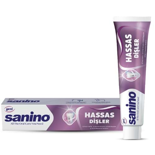 SANİNO DİŞ MACUNU HASSAS DİŞLER 75 ML ( YERLİ ÜRETİM )
