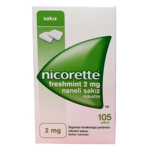 NİCORETTE FRESH NANELİ 2 MG 105 SAKIZ