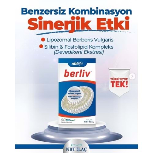 NBT LİFE BERLİV LİPOZAMAL BERBERİN 60 KAPSÜL