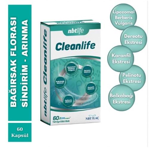 NBT LİFE CLEANLİFE 60 KAPSÜL