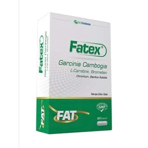 FATEX 60 KAPSÜL ( CARCİNİA CAMBOGİA & L-CARNİTİNE & BROMELAİN )