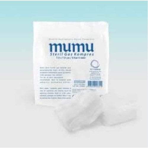 MUMU STERİL SPANÇ GAZ KOMPRES 30X80 CM 2'Lİ