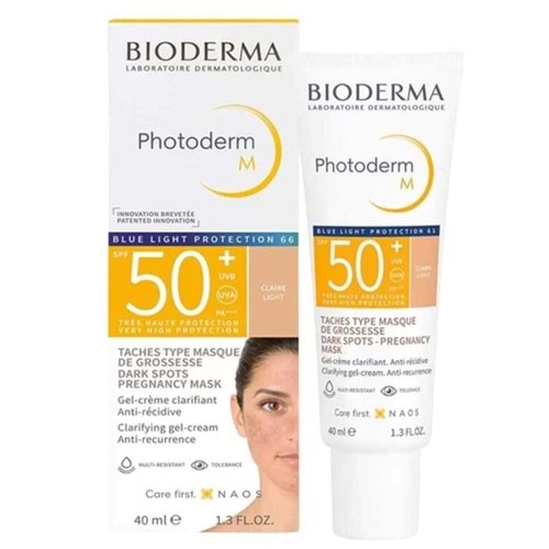 BİODERMA PHOTODERM M LİGHT SPF50+ 40 ML GÜNEŞ KREMİ LEKELİ CİLTLER İÇİN