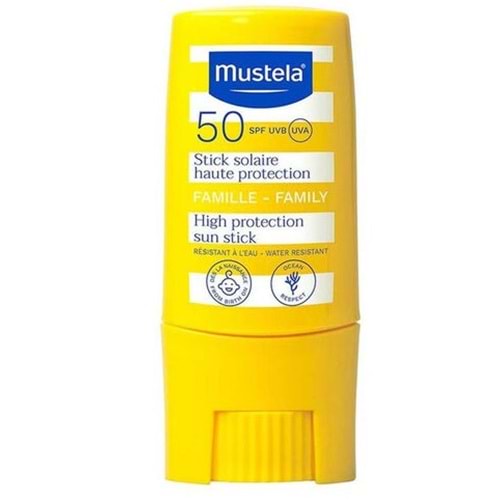 MUSTELA SPF50+ ÇOK YÜKSEK KORUMA FAKTÖRLÜ GÜNEŞ STİCK 9 ML