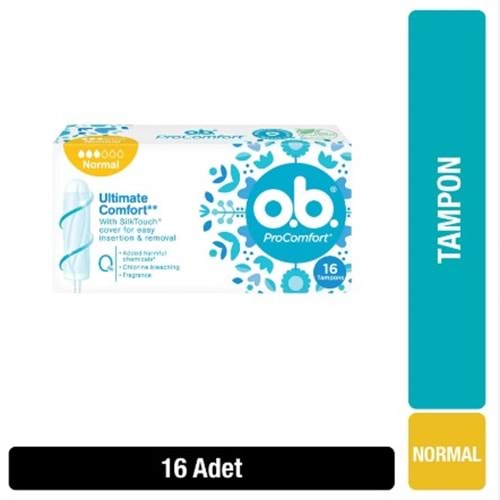 O.B. ULTİMATE COMFORT TAMPON NORMAL 16'LI