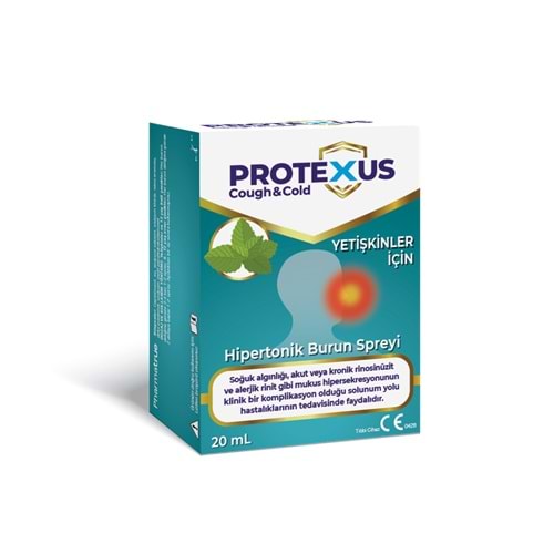 PROTEXUS BURUN SPREYİ SOLUNUM YOLU RAHATSIZLIKLARI YETİŞKİNLER İÇİN 20 ML