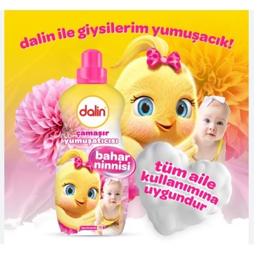 DALİN ÇAMAŞIR YUMUŞATICISI BAHAR NİNNİSİ 1500 ML